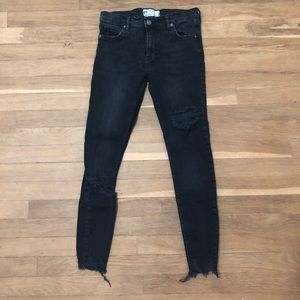 Black skinny jeans